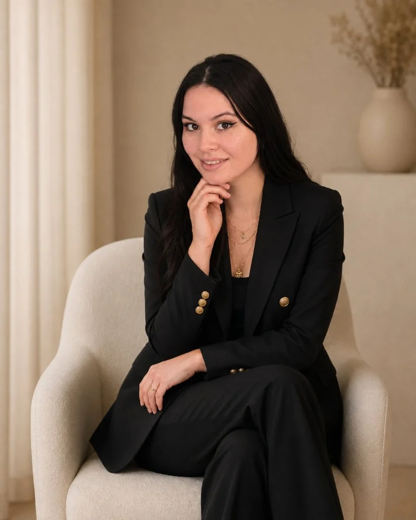 Retrato de Tania Bárbara, personal shopper y asesora de imagen